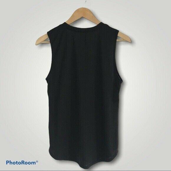 Disney NWT Junior Small Alice In Wonderland Watercolor Black Sketch Tank Top - Picture 2 of 8